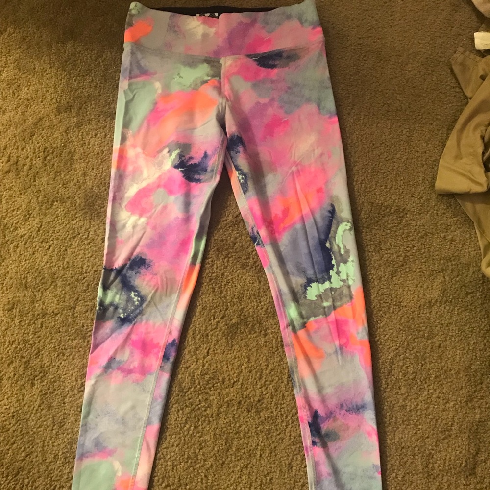 RARE Bright Victoria’s Secret Pink Yoga Pants